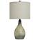 Stylecraft Allen 25 1/2" High French Oak Finish Modern Rustic Lamp