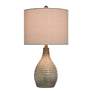 3_Stylecraft Allen 25 1/2" High French Oak Finish Modern Rustic Lamp more views