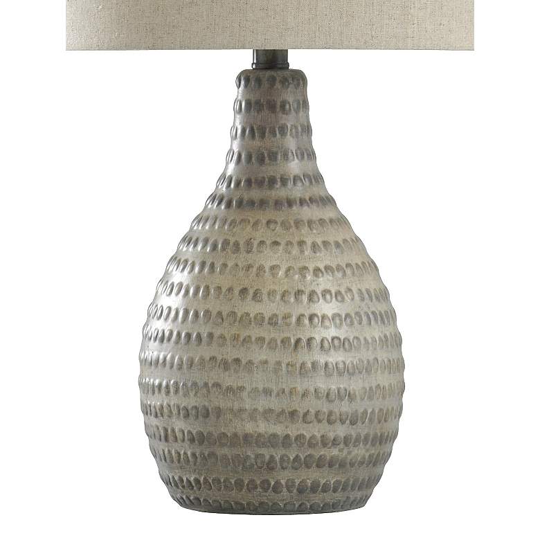 Image 4 Stylecraft Allen 25 1/2" High French Oak Finish Modern Rustic Lamp more views