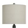 5_Stylecraft Allen 25 1/2" High French Oak Finish Modern Rustic Lamp more views