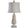 2_Stylecraft Anastasia 27" High Gray Wash Finish Traditional Table Lamp