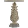 5_Stylecraft Anastasia 27" High Gray Wash Finish Traditional Table Lamp more views