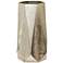 StyleCraft Ancient Glass Vase Silver Artifact 7" x 12"