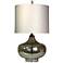 Stylecraft Antique Mercury Glass 27 1/2" High White Shade Table Lamp