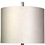 2_Stylecraft Antique Mercury Glass 27 1/2" High White Shade Table Lamp more views