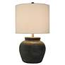 3_Stylecraft Arlo Cotta 26 1/2" High Matte Black Rustic Table Lamp more views