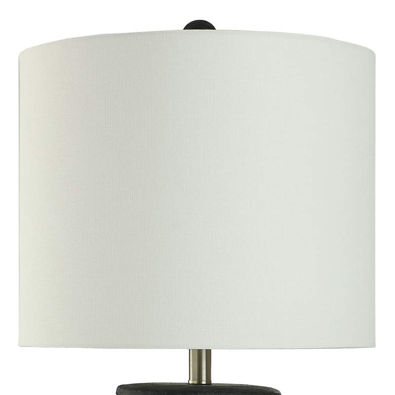 Image 5 Stylecraft Arlo Cotta 26 1/2" High Matte Black Rustic Table Lamp more views