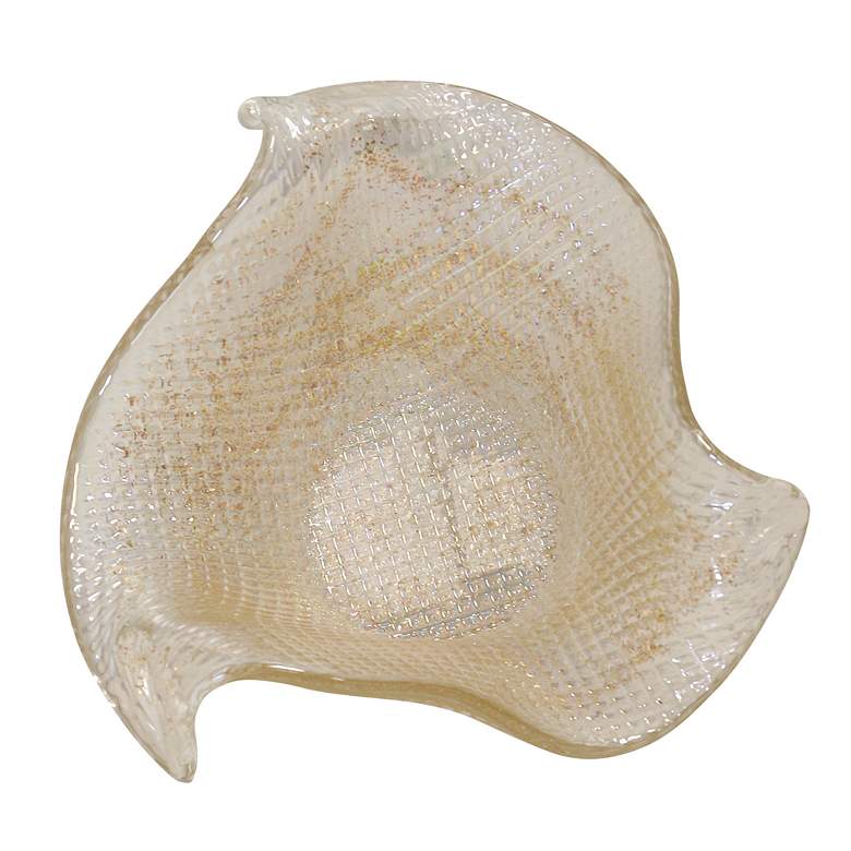 Image 2 StyleCraft Atena Bowl Transparent Gold 10.62" x 10.62" x 5.5" more views