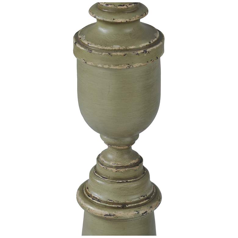 Image 6 Stylecraft Bourgault 64" High Oatmeal and Olive Green Floor Lamp more views