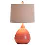 3_Stylecraft Cameron 21 1/2" Ceramic Raspberry Surprise Pink Table Lamp more views