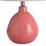 5_Stylecraft Cameron 21 1/2" Ceramic Raspberry Surprise Pink Table Lamp more views