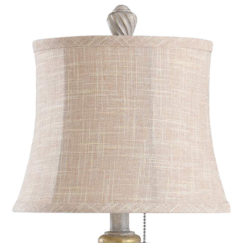 Image 4 Stylecraft Cameron 24" High Classic Urn Vase Antique White Table Lamp more views