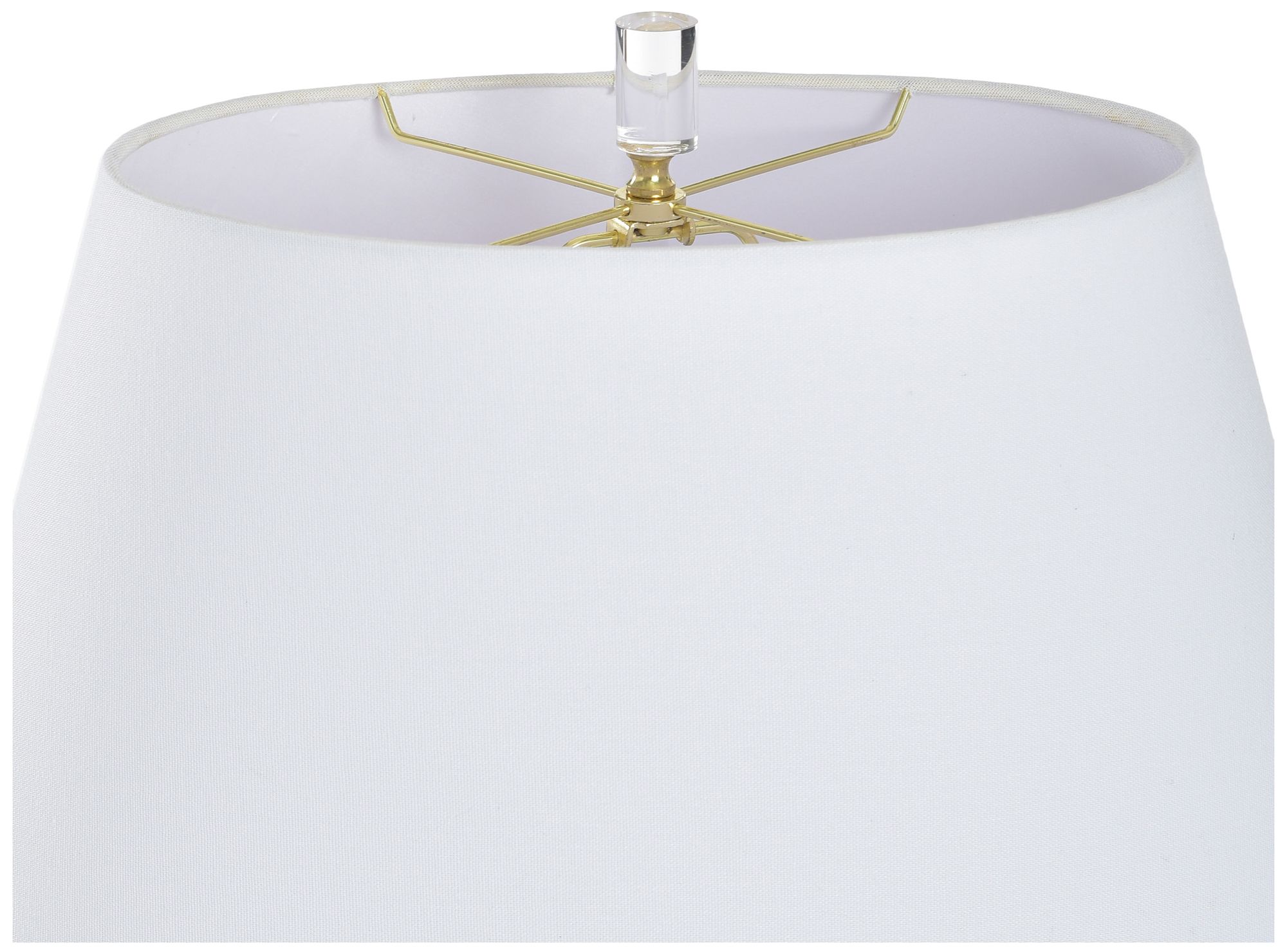 Image 7 StyleCraft Ceramic 31" High Kozen Blue Table Lamp with White Shade more views