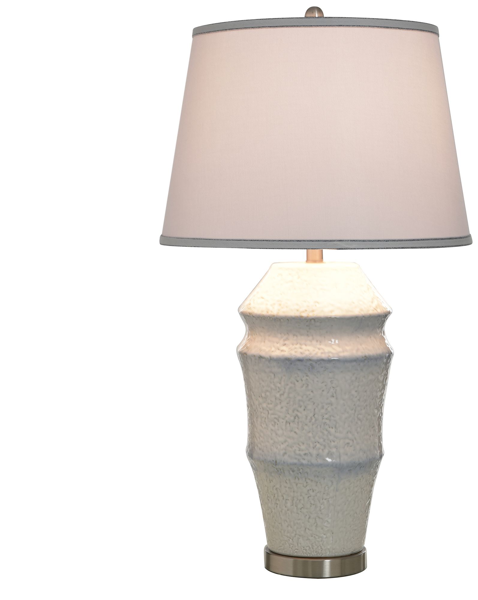 Image 3 StyleCraft Ceramic 32.5" High Bexium Blue Table Lamp with White Shade more views