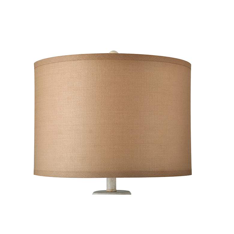Image 5 Stylecraft Charlton 61" High Crackled White and Gold Finish Floor Lamp more views
