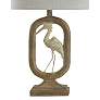 Stylecraft Coastal Crane 22.8" Distressed Finish Bird Table Lamp