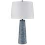 Stylecraft Conical 31.5" High Blue Denim Washed Table Lamp