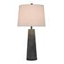 2_Stylecraft Conical 31 1/2" High Washed Blue Denim Table Lamp more views