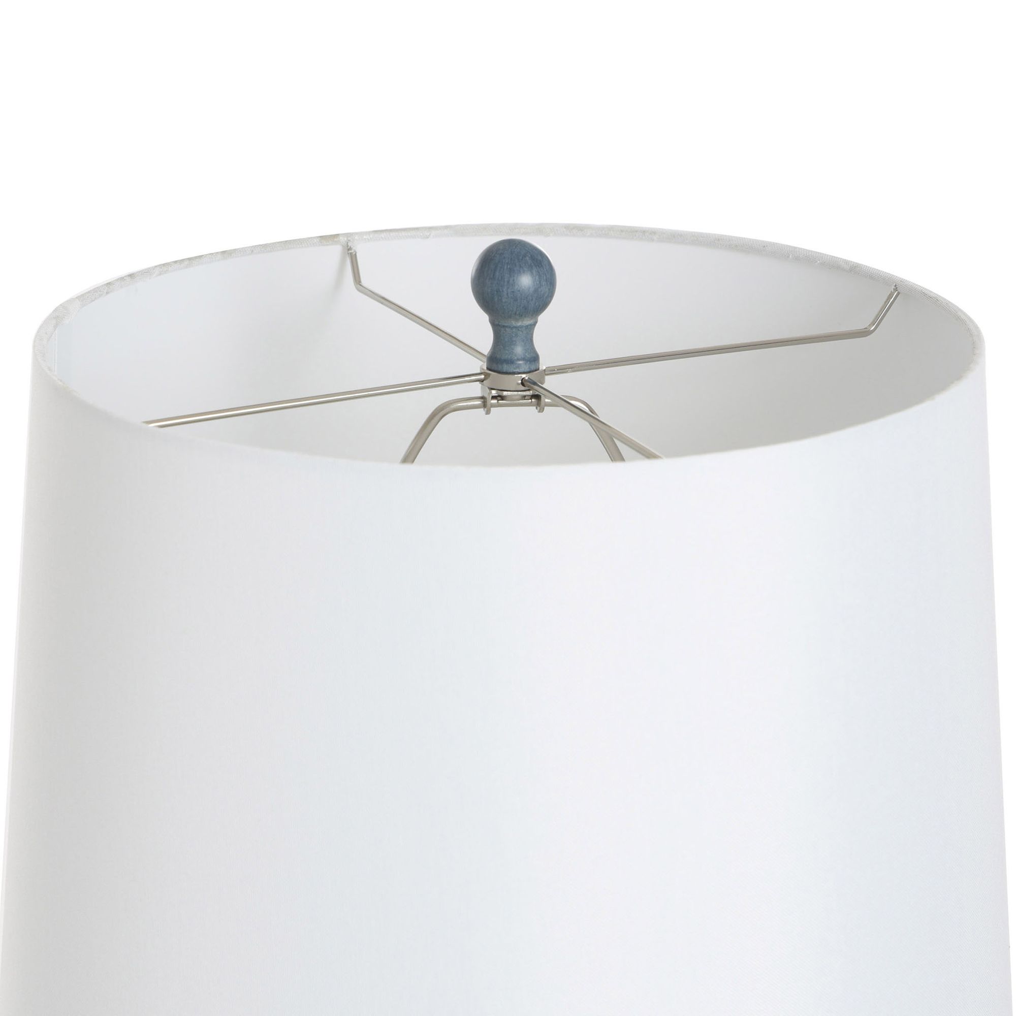 Image 5 Stylecraft Conical 31 1/2" High Washed Blue Denim Table Lamp more views