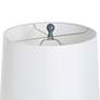 5_Stylecraft Conical 31 1/2" High Washed Blue Denim Table Lamp more views