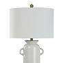 2_StyleCraft Cynder 34" Petite Handles Grey Ceramic Table Lamp more views