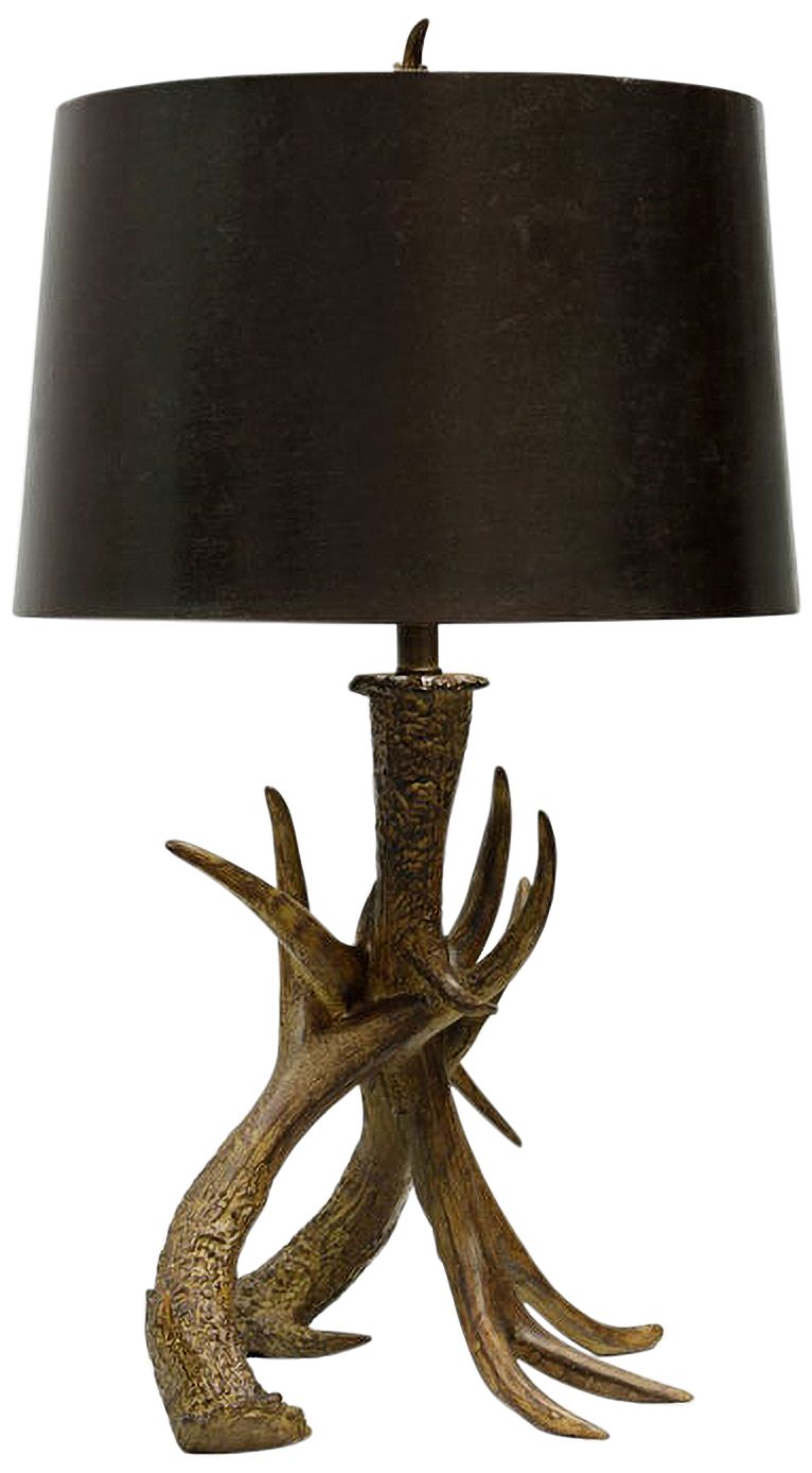 Stylecraft Dalton Dark Brown Table Lamp Chocolate Hardback Fabric Shade