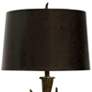 Stylecraft Dalton 32" High Dark Brown Shade Faux Antler Table Lamp