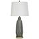 Stylecraft Daniel 30" High Gray Washed USB Port Ceramic Table Lamp