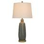 3_Stylecraft Daniel 30" High Gray Washed USB Port Ceramic Table Lamp more views