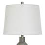 5_Stylecraft Daniel 30" High Gray Washed USB Port Ceramic Table Lamp more views