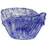 1_StyleCraft Dea Bowl Transparent Graniglia Blue 7.5" x 10.5" x 5"