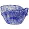 StyleCraft Dea Bowl Transparent Graniglia Blue 7.5" x 10.5" x 5"