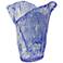 StyleCraft Dea Vase Transparent Graniglia Blue