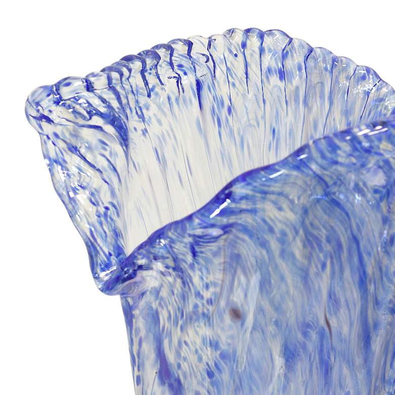 Image 2 StyleCraft Dea Vase Transparent Graniglia Blue more views
