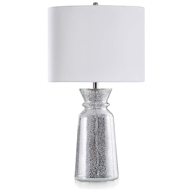 Image 1 Stylecraft Elyse 31.5 inch HIgh Mercury Glass Table Lamp
