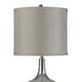 Thumbnail2 of Stylecraft Elyse 32" Smoke Glass and Steel Table Lamp more views