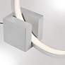 3_Stylecraft Fannie 12 1/4" High Aluminum Gray LED Accent Table Lamp more views