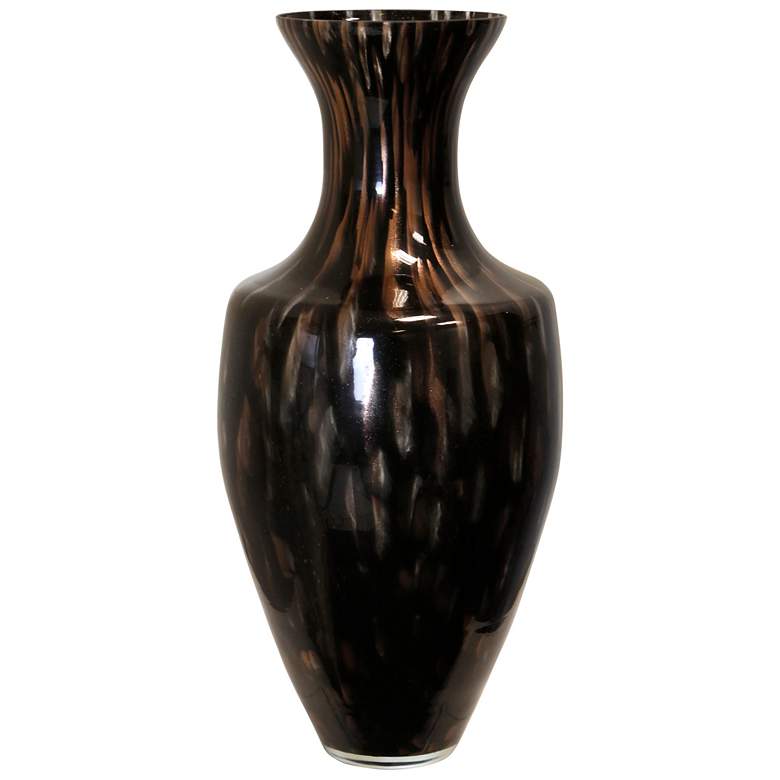 Image 1 StyleCraft Giara Vase Black Avventurina Iris