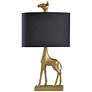 Stylecraft Giraffe 27" High Navy Blue and Gold Table Lamp