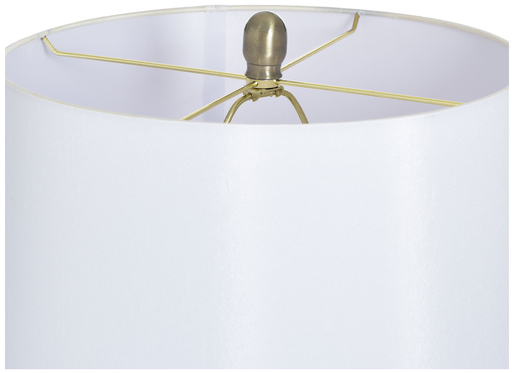 Image 6 StyleCraft Glass 31.5" High Shulen Gold Table Lamp with White Shade more views