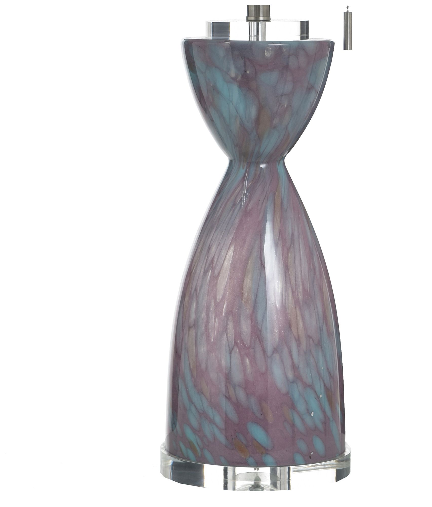 Image 4 StyleCraft Glass 33" High Bilzen Table Lamp with White Shade more views