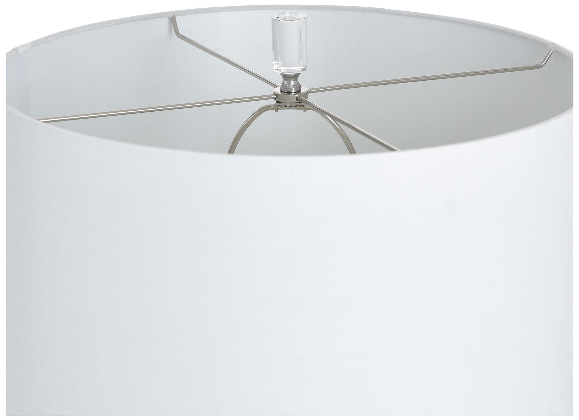 Image 6 StyleCraft Glass 33" High Bilzen Table Lamp with White Shade more views