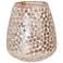 StyleCraft Glass Vase Pink Mosaic 6.25" x 7"