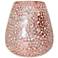 StyleCraft Glass Vase Pink Mosaic 8.25" x 9"