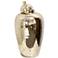 StyleCraft Gold Mercury Glass Jar Gold/Antique Silver 7.5" x 14"