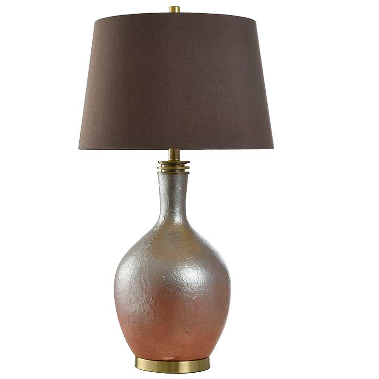 Image 2 Stylecraft Gradient 31 1/2" High Gold and Brass Table Lamp