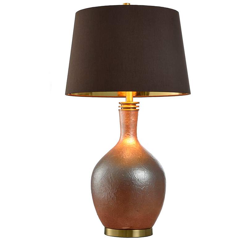 Image 3 Stylecraft Gradient 31 1/2" High Gold and Brass Table Lamp more views