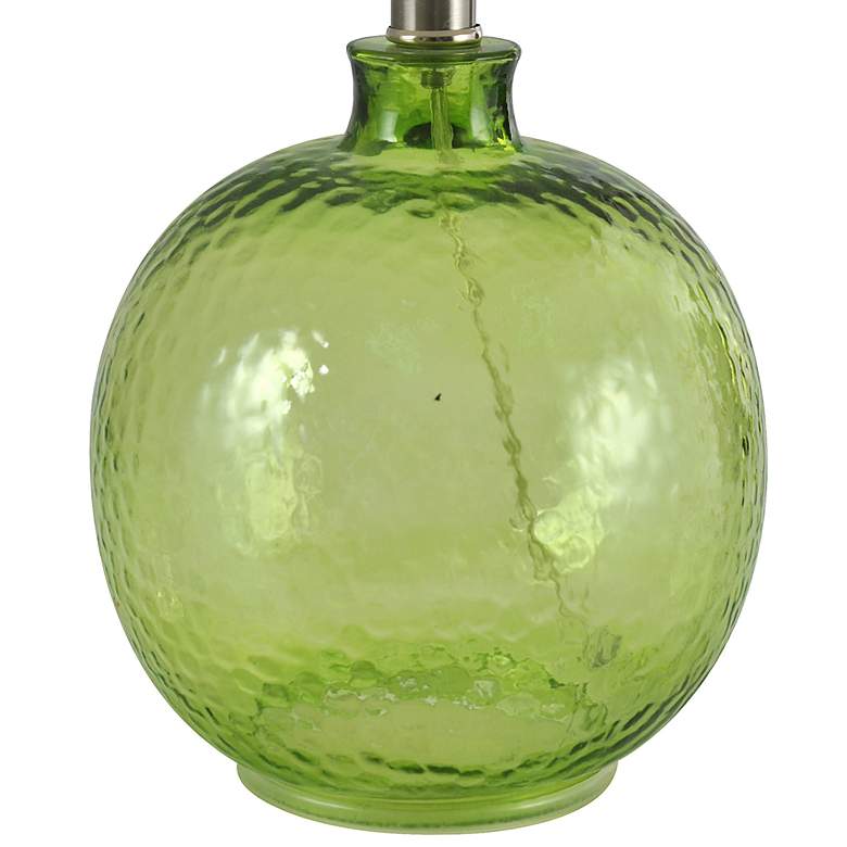 Image 4 Stylecraft Green Meadow 20" High Modern Glass Table Lamp more views