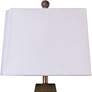 2_Stylecraft Grifo 33" Contemporary Gold and Washed Wood Table Lamp more views