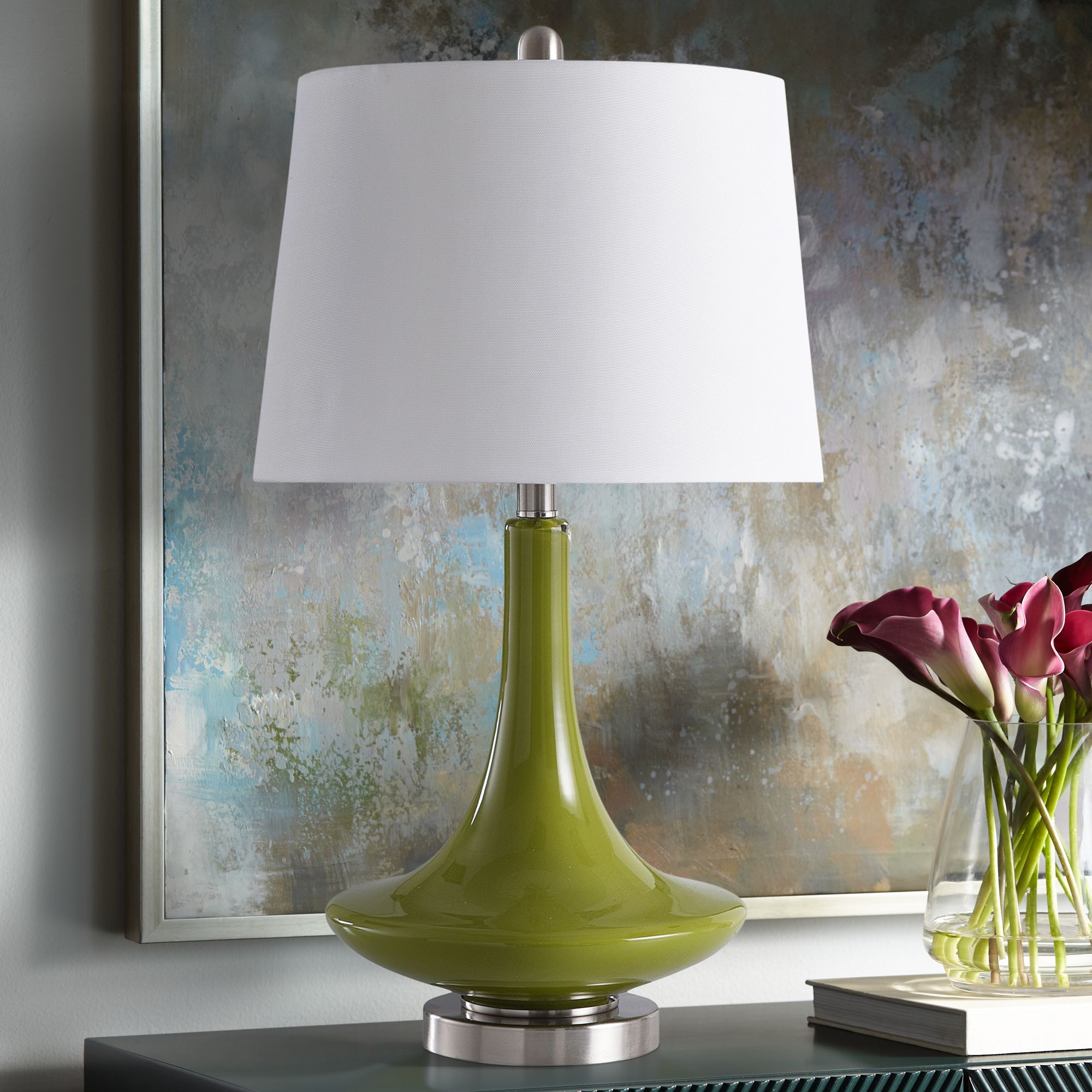 StyleCraft Home Collection Table Lamp Glass Collection
